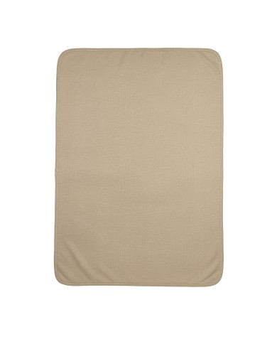 Couverture 75x100 cm Jacquard Pure - taupe
