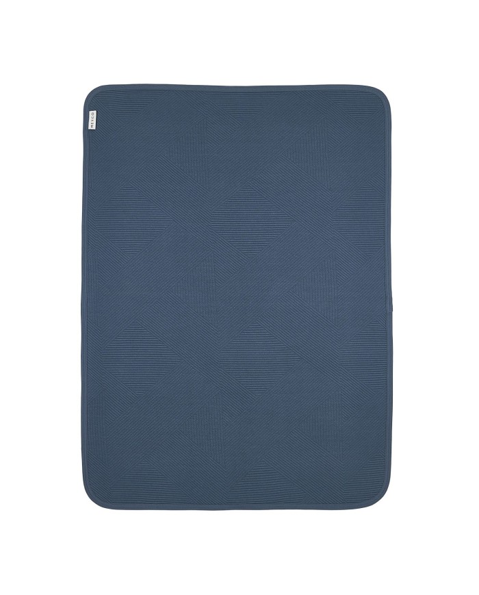 Couverture 75x100 cm Jacquard Pure - indigo