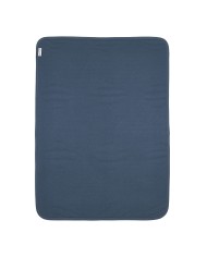 Couverture 75x100 cm Jacquard Pure - indigo
