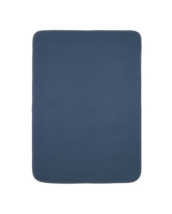 Couverture 75x100 cm Jacquard Pure - indigo