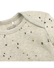 Pyjama Rib - Mini spot Sand melange