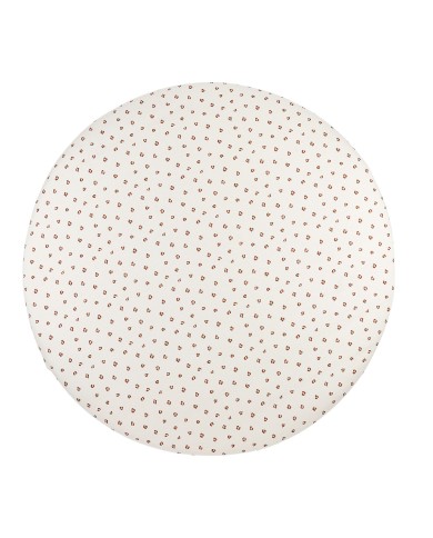 Drap housse de parc rond Ø 95 cm - Mini PAnther Soft Pink