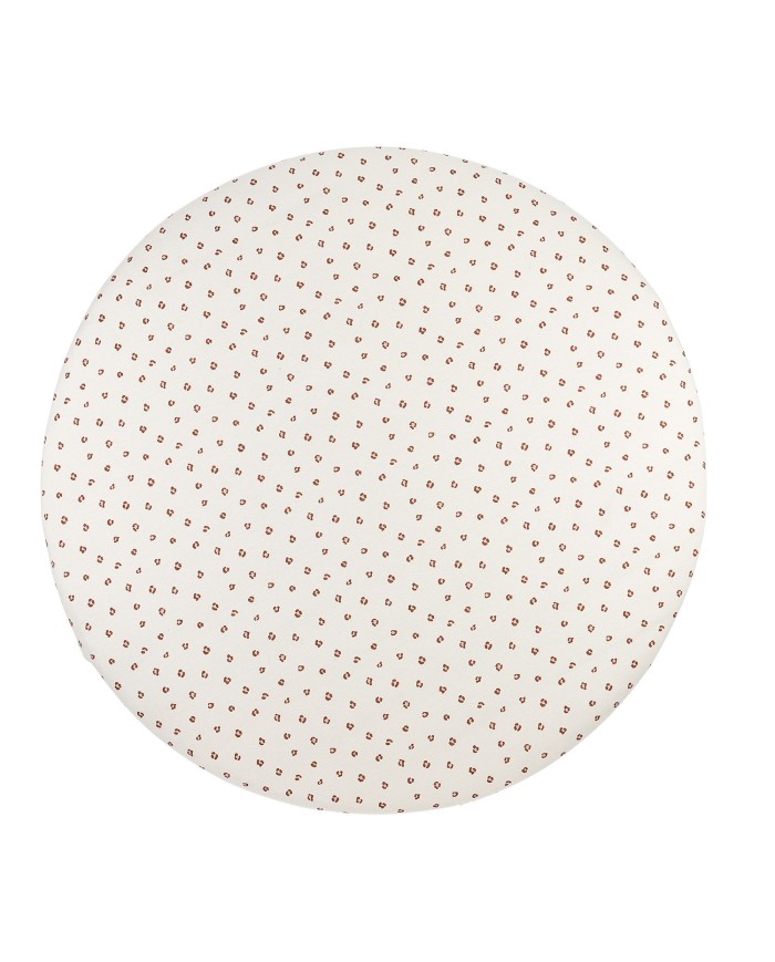 Drap housse de parc rond Ø 95 cm - Mini PAnther Soft Pink