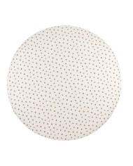 Drap housse de parc rond Ø 95 cm - Mini PAnther Soft Pink