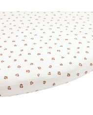 Drap housse de parc rond Ø 95 cm - Mini PAnther Soft Pink