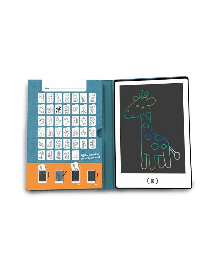 Tablette de dessin magique enfant - Écran LCD nomade avec 40 modèles