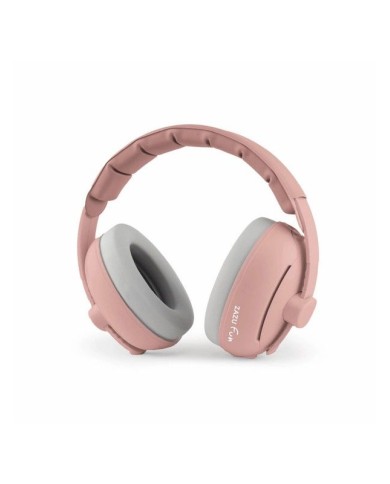 Casque de protection auditive 2 en 1 pour bébé/junior - Rose