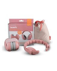 Casque de protection auditive 2 en 1 pour bébé/junior - Rose