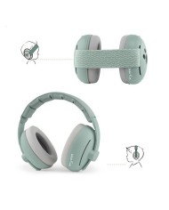 Casque de protection auditive 2 en 1 pour bébé/junior - Rose