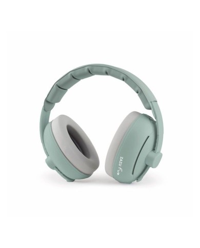 Casque de protection auditive 2 en 1 pour bébé/junior - Vert