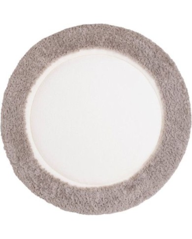 Drap-housse Matelas de parc Snow taupe - Ø 90 cm