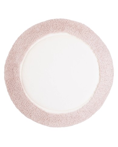Drap-housse Matelas de parc Snow old pink - Ø 90 cm