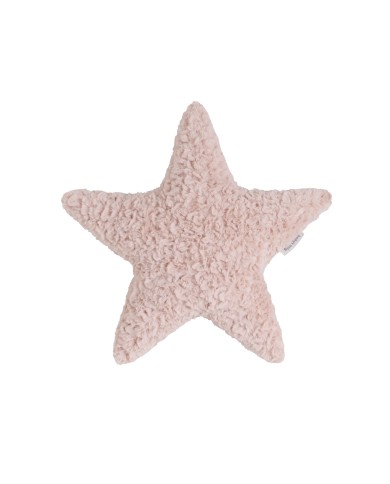Coussin étoile Snow old pink