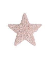 Coussin étoile Snow old pink