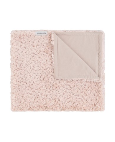 Couverture berceau 70x95cm Snow old pink