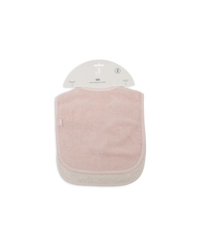 Lot de 2 Bavoirs Éponge - Silk Rose & Sand