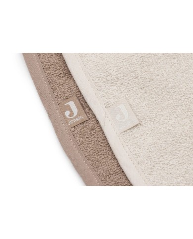 Lot de 2 Bavoirs Éponge - Sand & Milky Coffee
