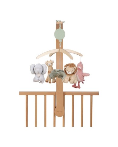 Mobile musical en bois - Safari Friends