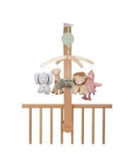 Mobile musical en bois - Safari Friends