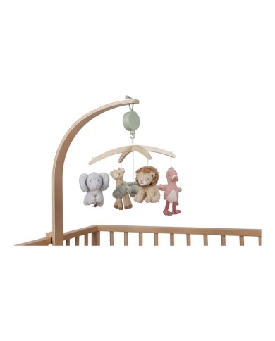 Mobile musical en bois - Safari Friends
