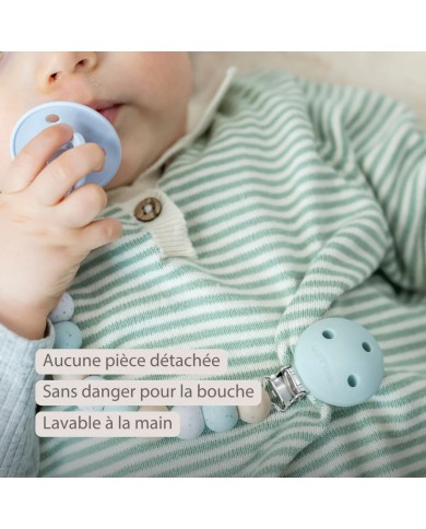 Attache-sucette Multi vert