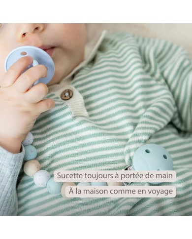 Attache-sucette Multi vert
