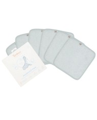 Lingettes réutilisables 20x20cm (6 pieces) - Misty Rose