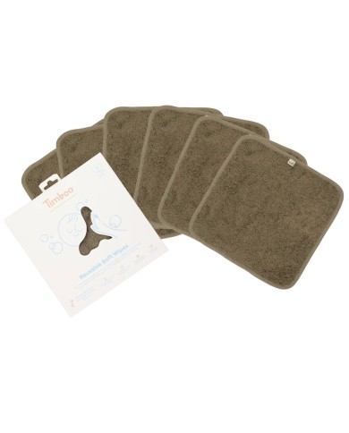 Lingettes réutilisables 20x20cm (6 pieces) - Jungle Green