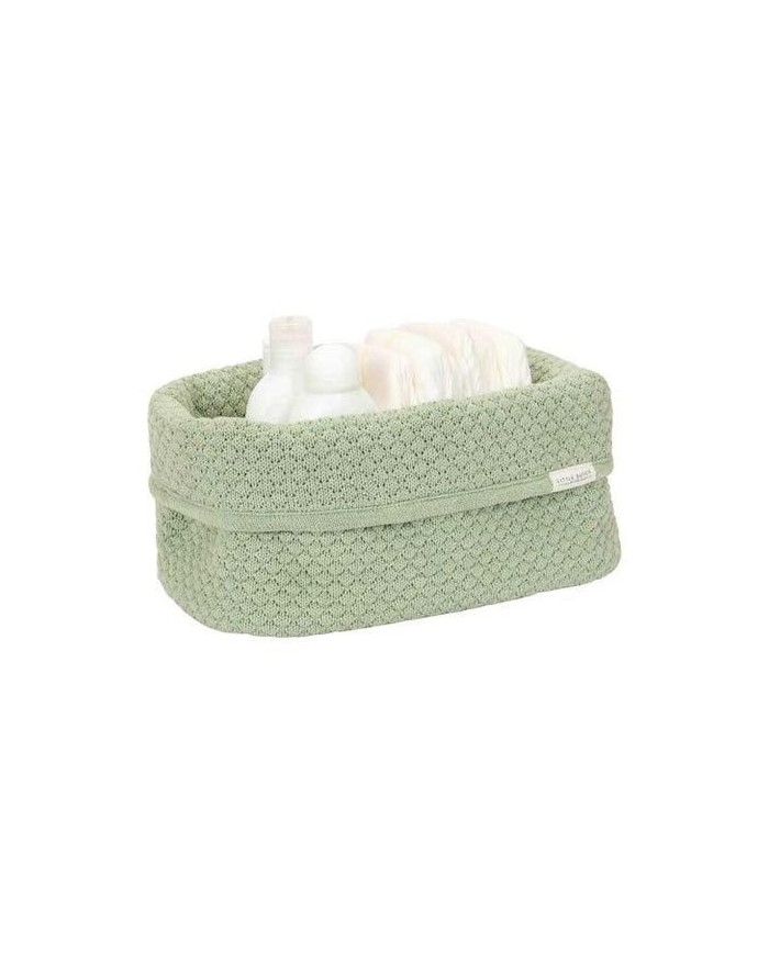 Panier de commode 15x25x15 cm - Vert - Essentials