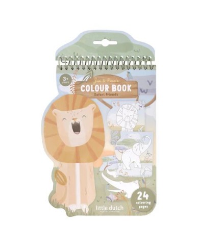 Cahier de coloriage - Jim - Safari Friends