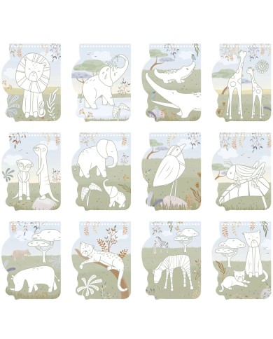 Cahier de coloriage - Jim - Safari Friends