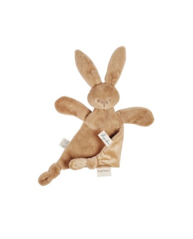 Doudou triangle Lapidou - beige intense - poils courts