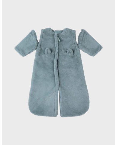 Gigoteuse Nomade 1-6m, Ultra douce - Bleu