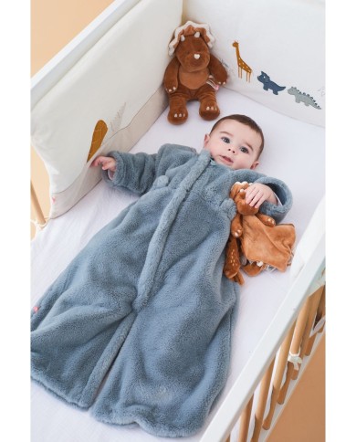 Gigoteuse Nomade 1-6m, Ultra douce - Bleu