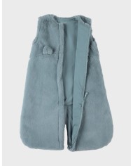 Gigoteuse Nomade 1-6m, Ultra douce - Bleu