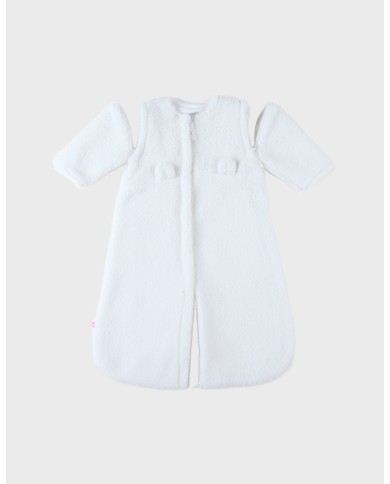 Gigoteuse 70 cm en sherpa - Blanc