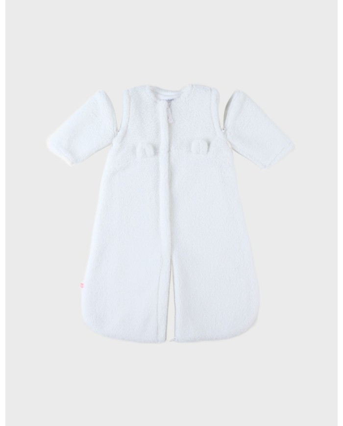 Gigoteuse 70 cm en sherpa - Blanc