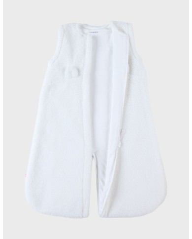 Gigoteuse 70 cm en sherpa - Blanc