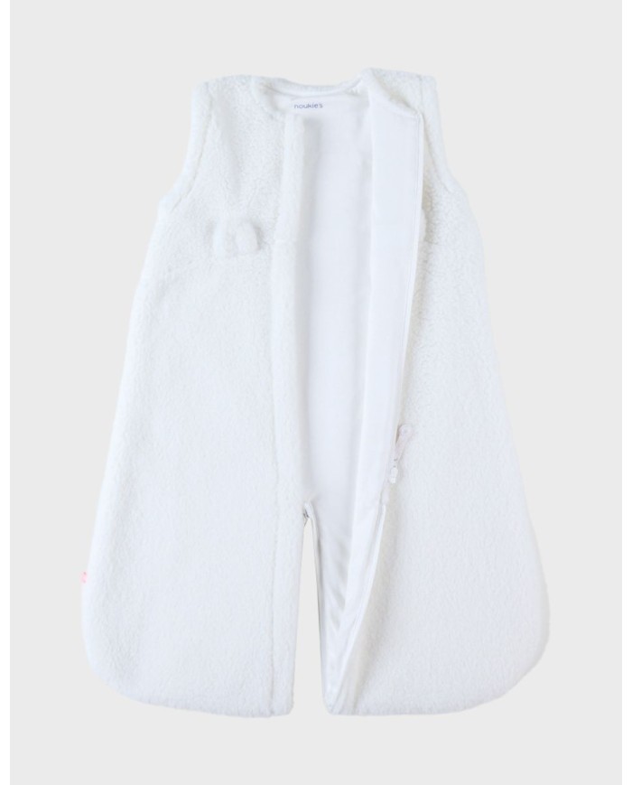 Gigoteuse 70 cm en sherpa - Blanc