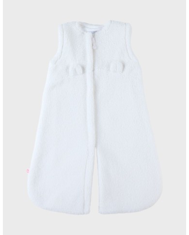 Gigoteuse 70 cm en sherpa - Blanc