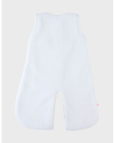 Gigoteuse 70 cm en sherpa - Blanc