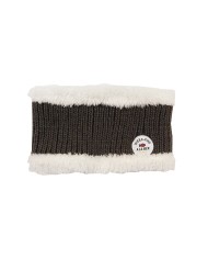 Ensemble bonnet + snood - Jepavane set - Ecru/chocolat
